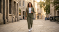 Cambric Cotton Pant Suit Set — Black Solid Minimal
