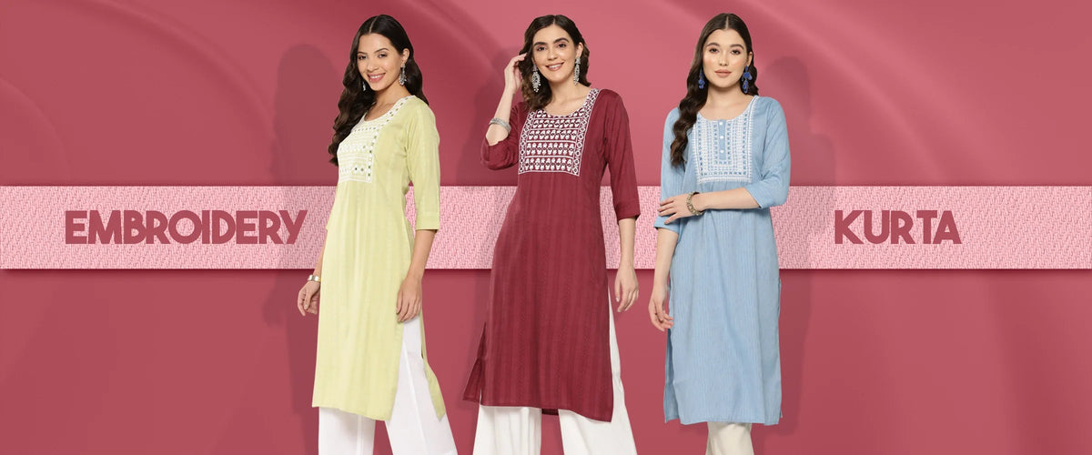 Cotton Chikankari Short Kurti — Sage Green